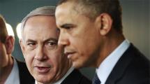 "Whatever," thinks Bibi as  he addresses an indifferent Barack